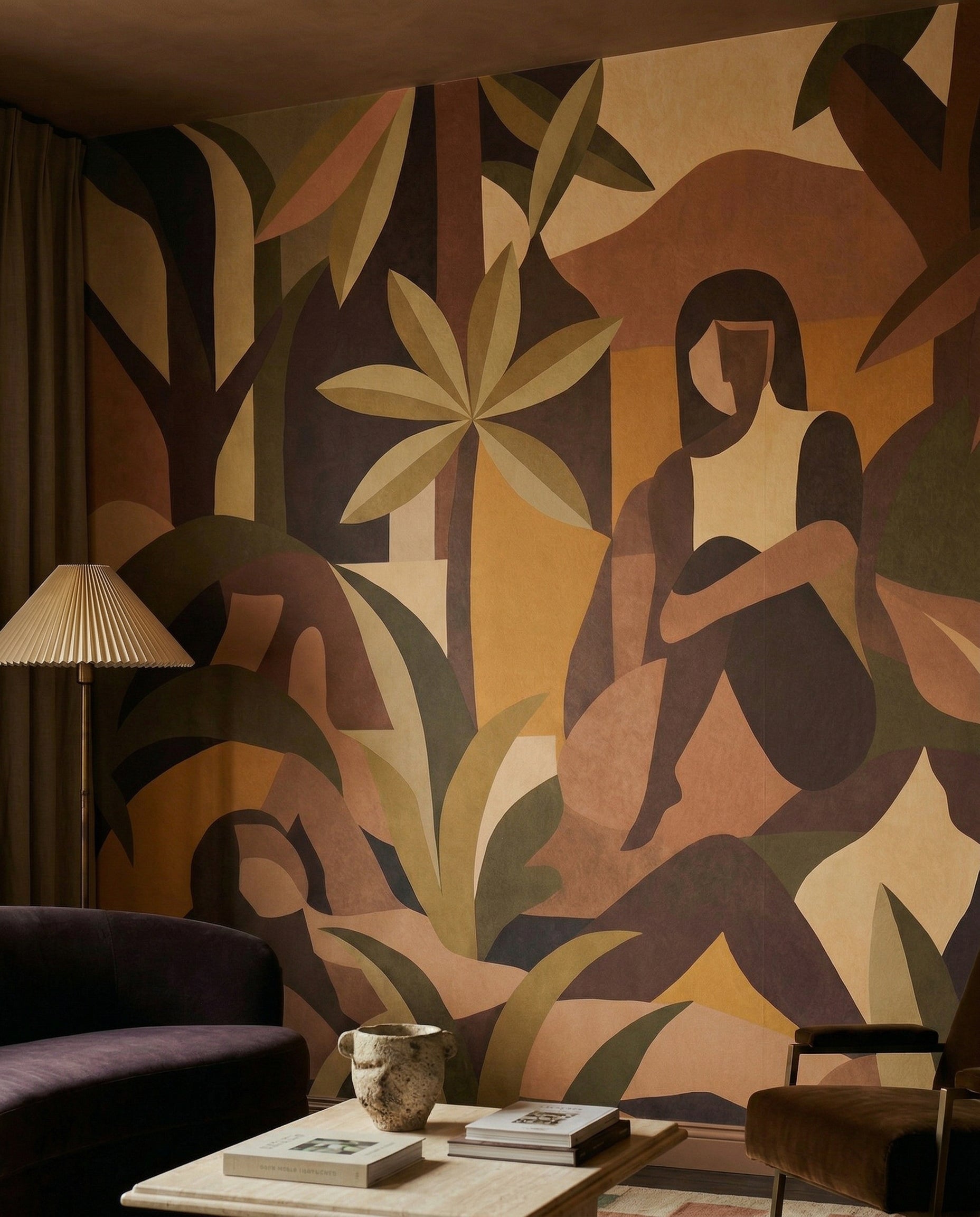 Wallpaper - Amber Bloom | LPM Home | Le Petit Marché Home Furniture LLC