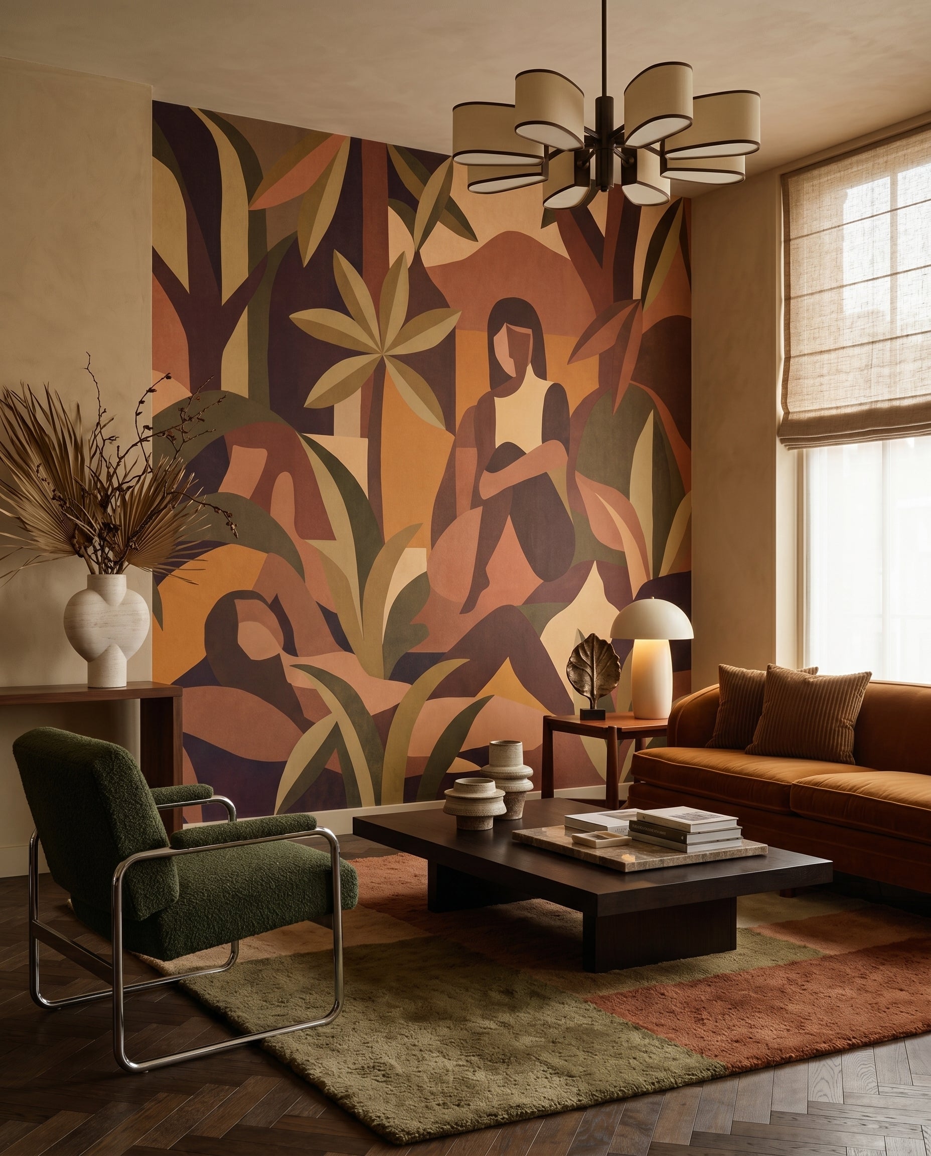 Wallpaper - Amber Bloom | LPM Home | Le Petit Marché Home Furniture LLC