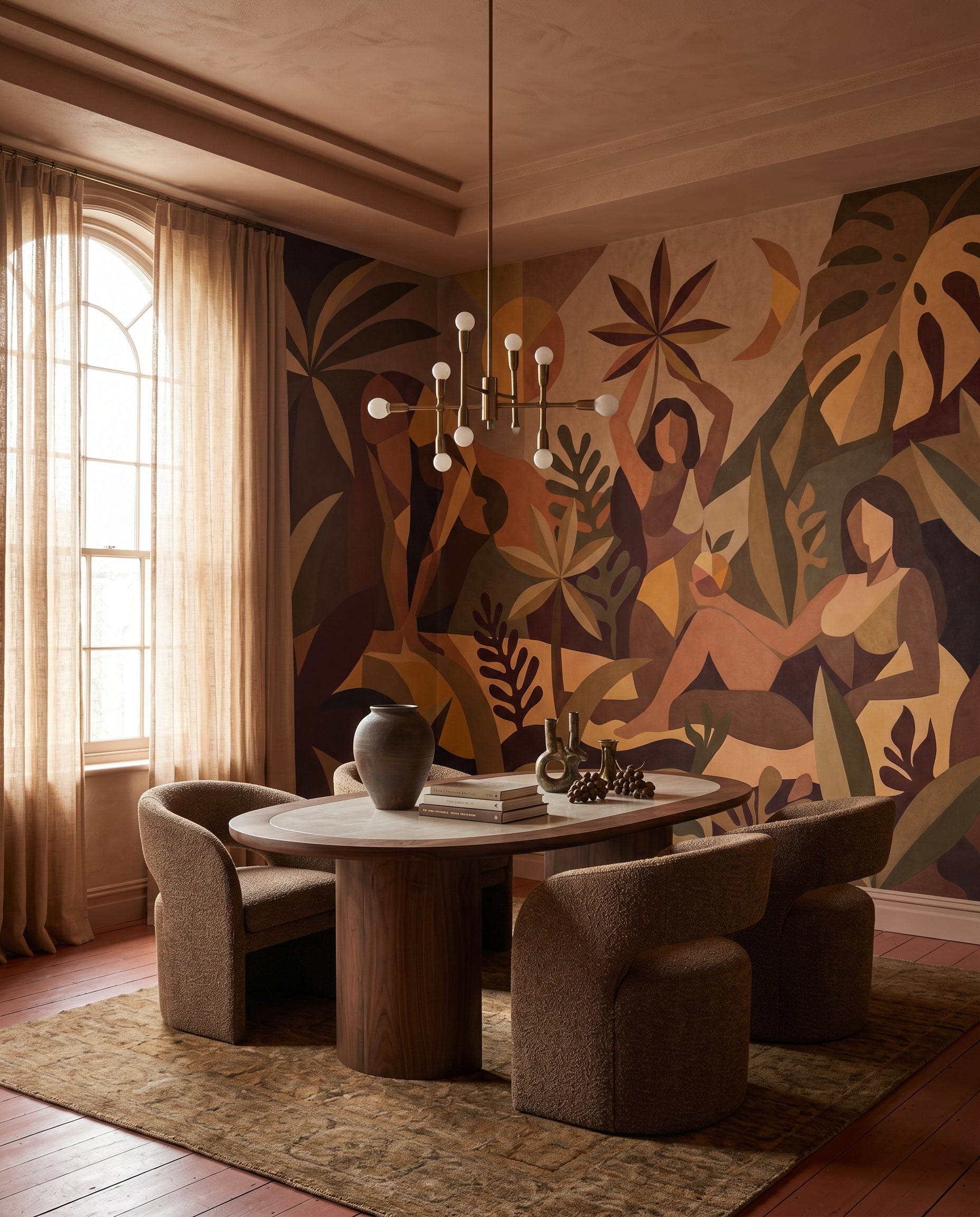 Wallpaper - Amber Flora | LPM Home | Le Petit Marché Home Furniture LLC