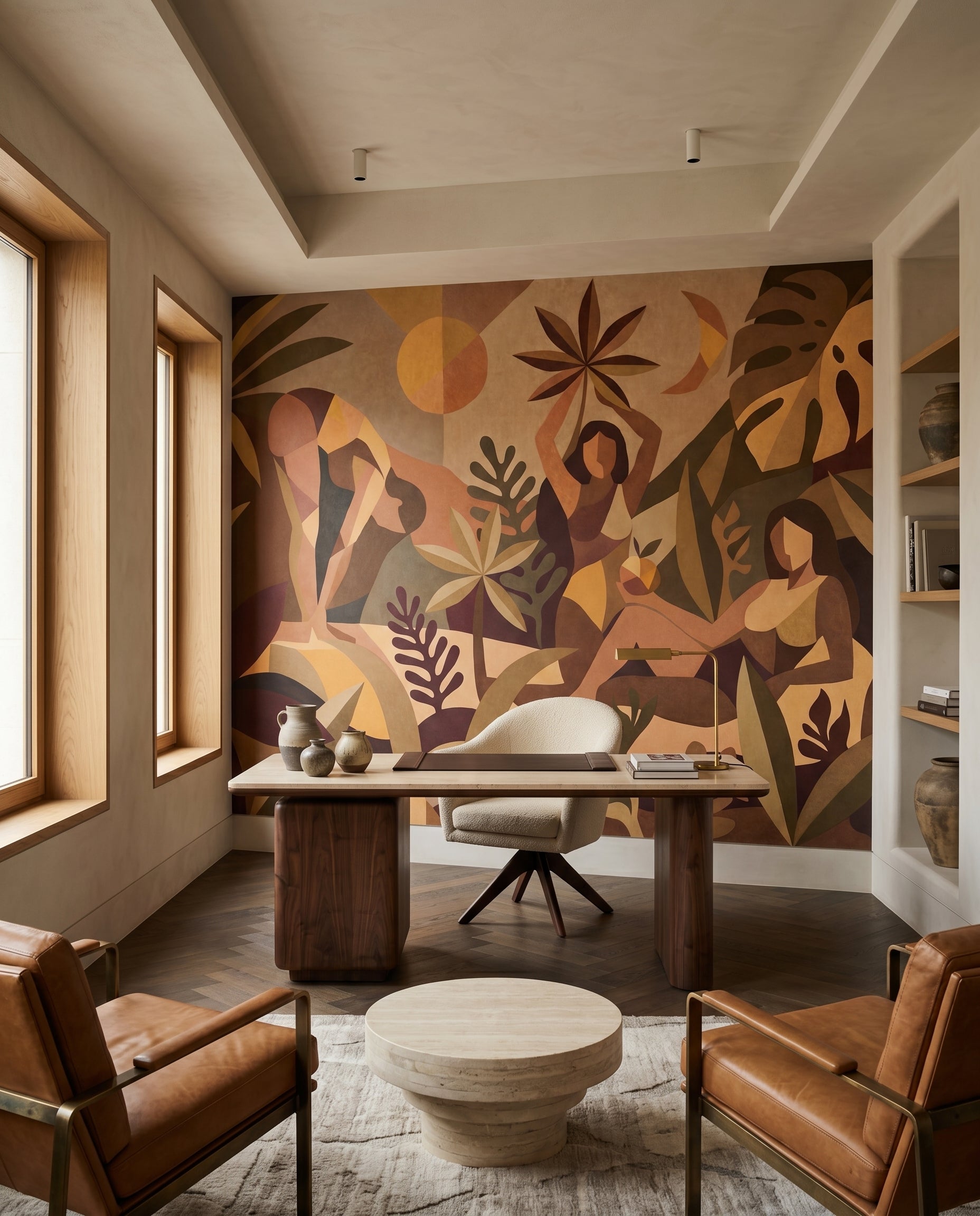 Wallpaper - Amber Flora | LPM Home | Le Petit Marché Home Furniture LLC