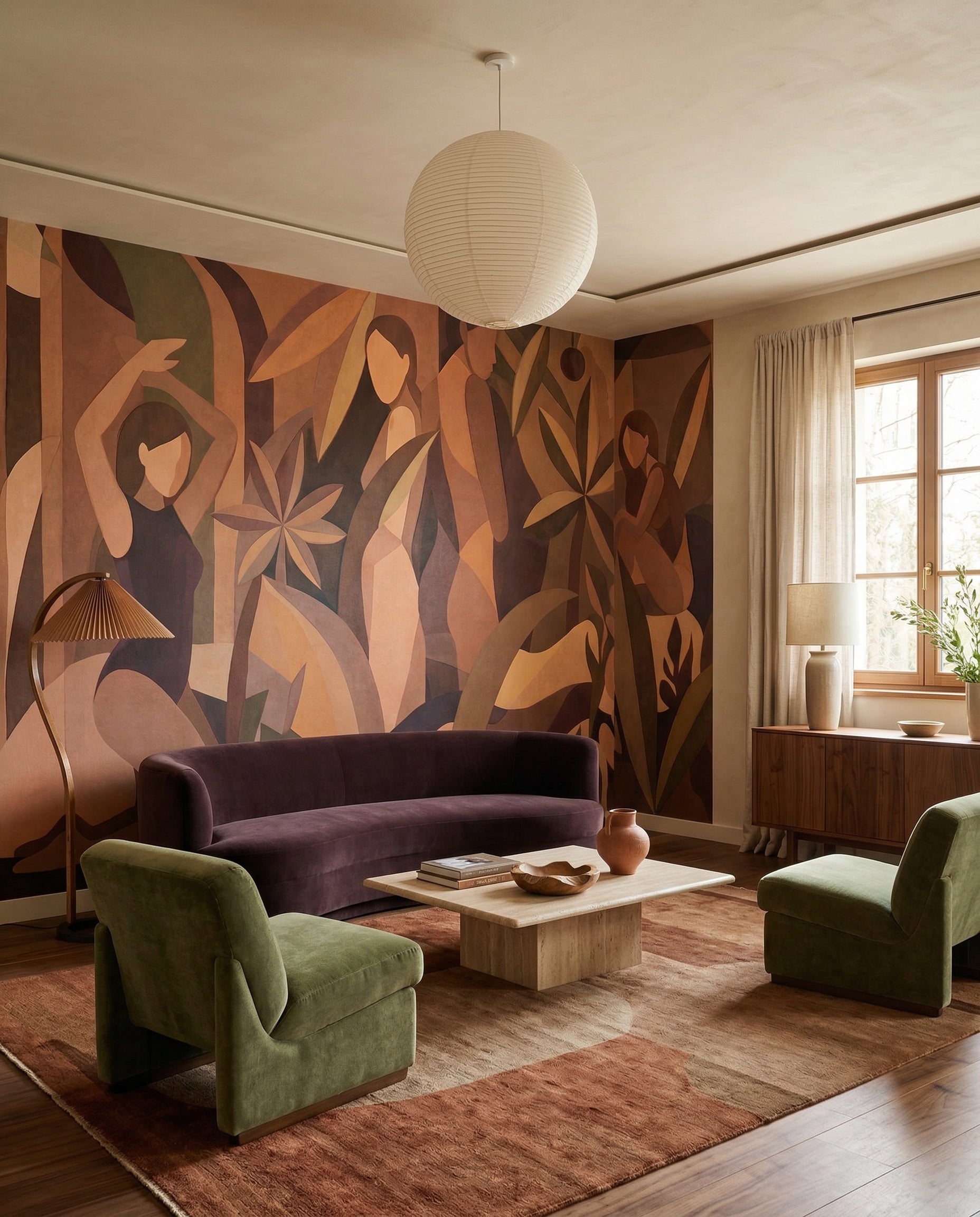 Wallpaper - Amber Muse | LPM Home | Le Petit Marché Home Furniture LLC