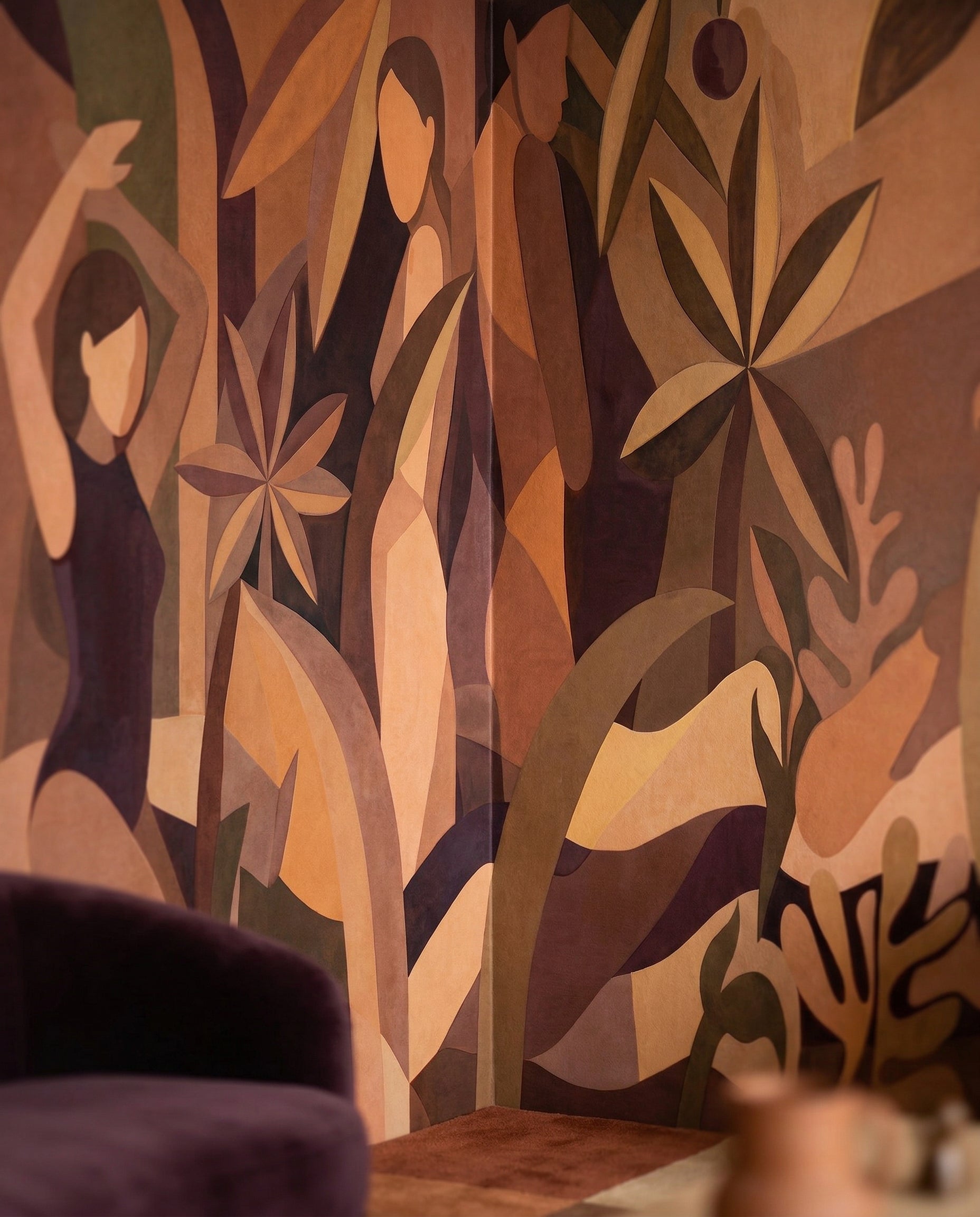 Wallpaper - Amber Muse | LPM Home | Le Petit Marché Home Furniture LLC