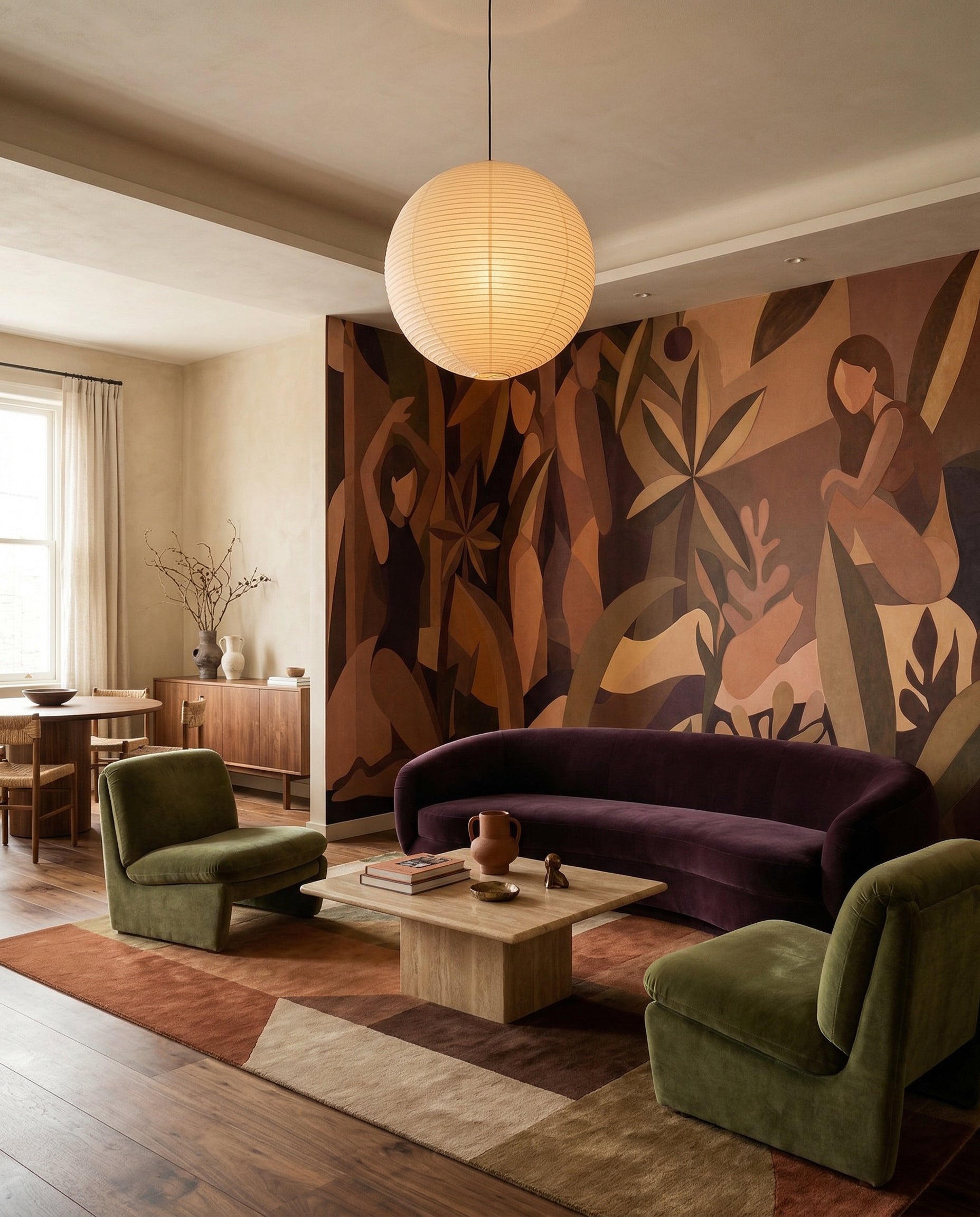 Wallpaper - Amber Muse | LPM Home | Le Petit Marché Home Furniture LLC