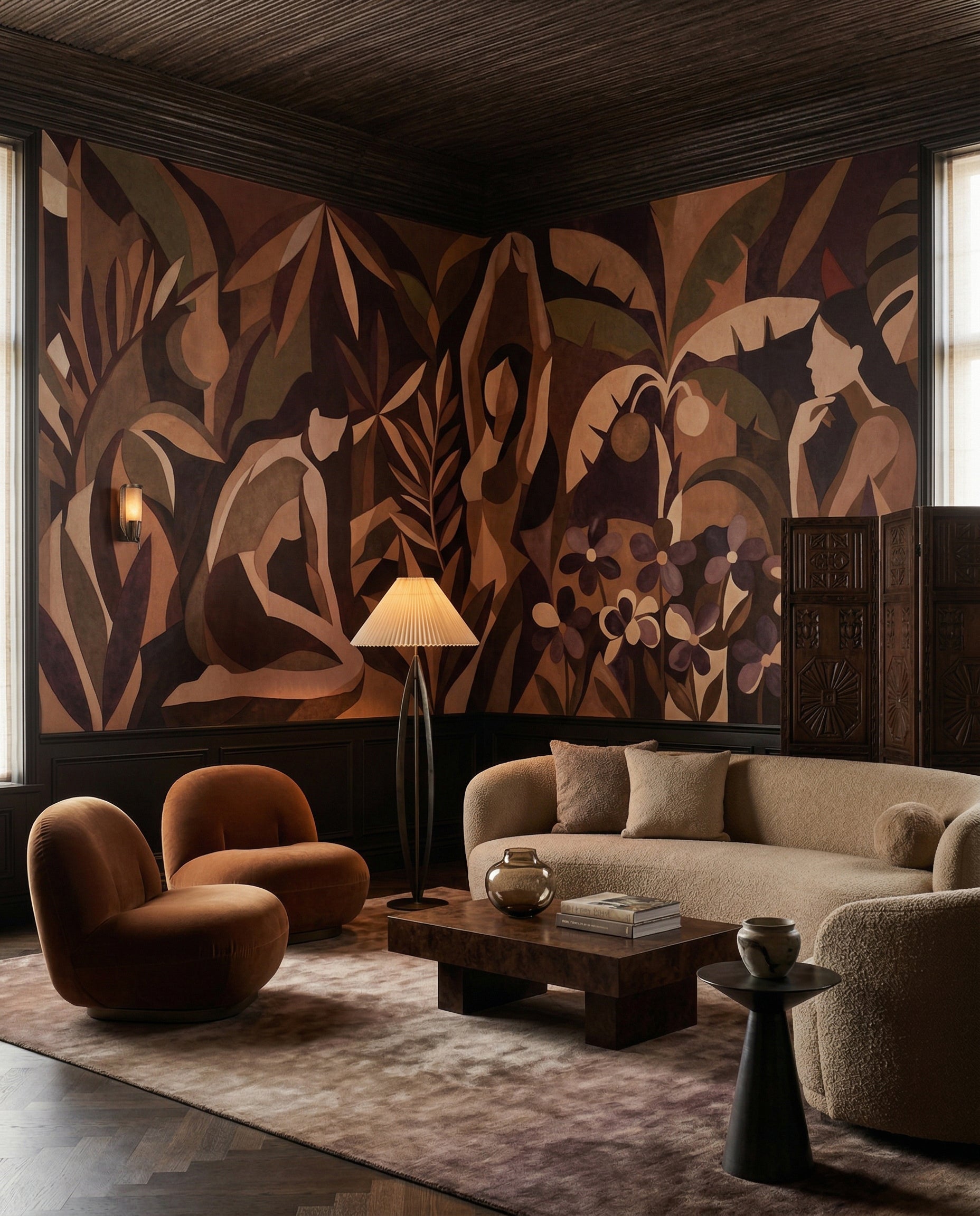 Wallpaper - Amber Veil | LPM Home | Le Petit Marché Home Furniture LLC