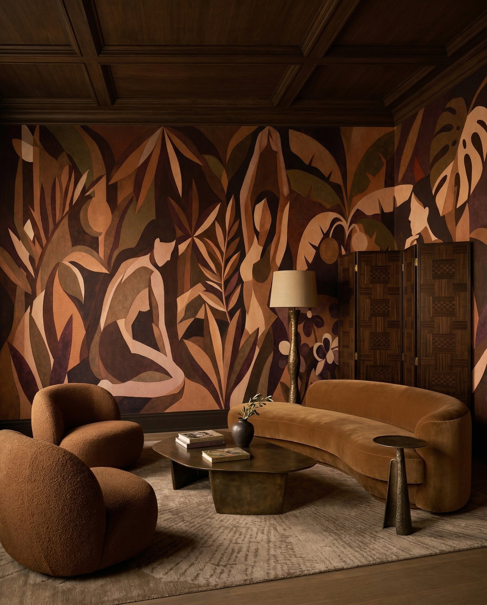 Wallpaper - Amber Veil | LPM Home | Le Petit Marché Home Furniture LLC