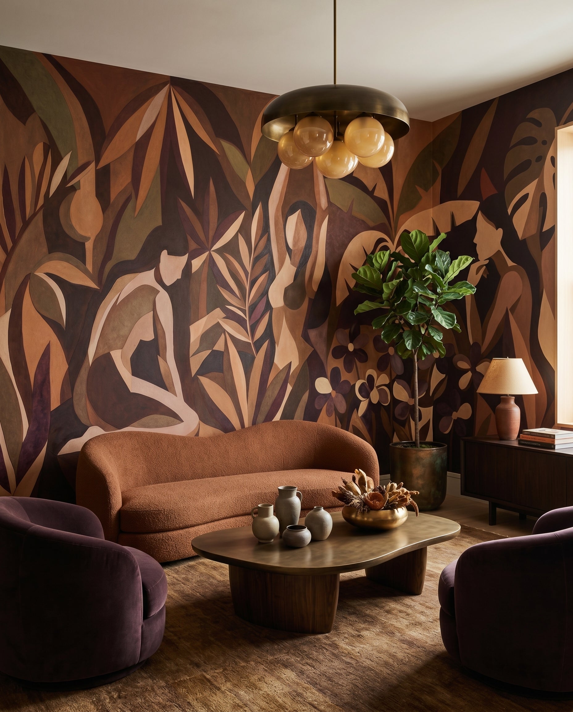 Wallpaper - Amber Veil | LPM Home | Le Petit Marché Home Furniture LLC