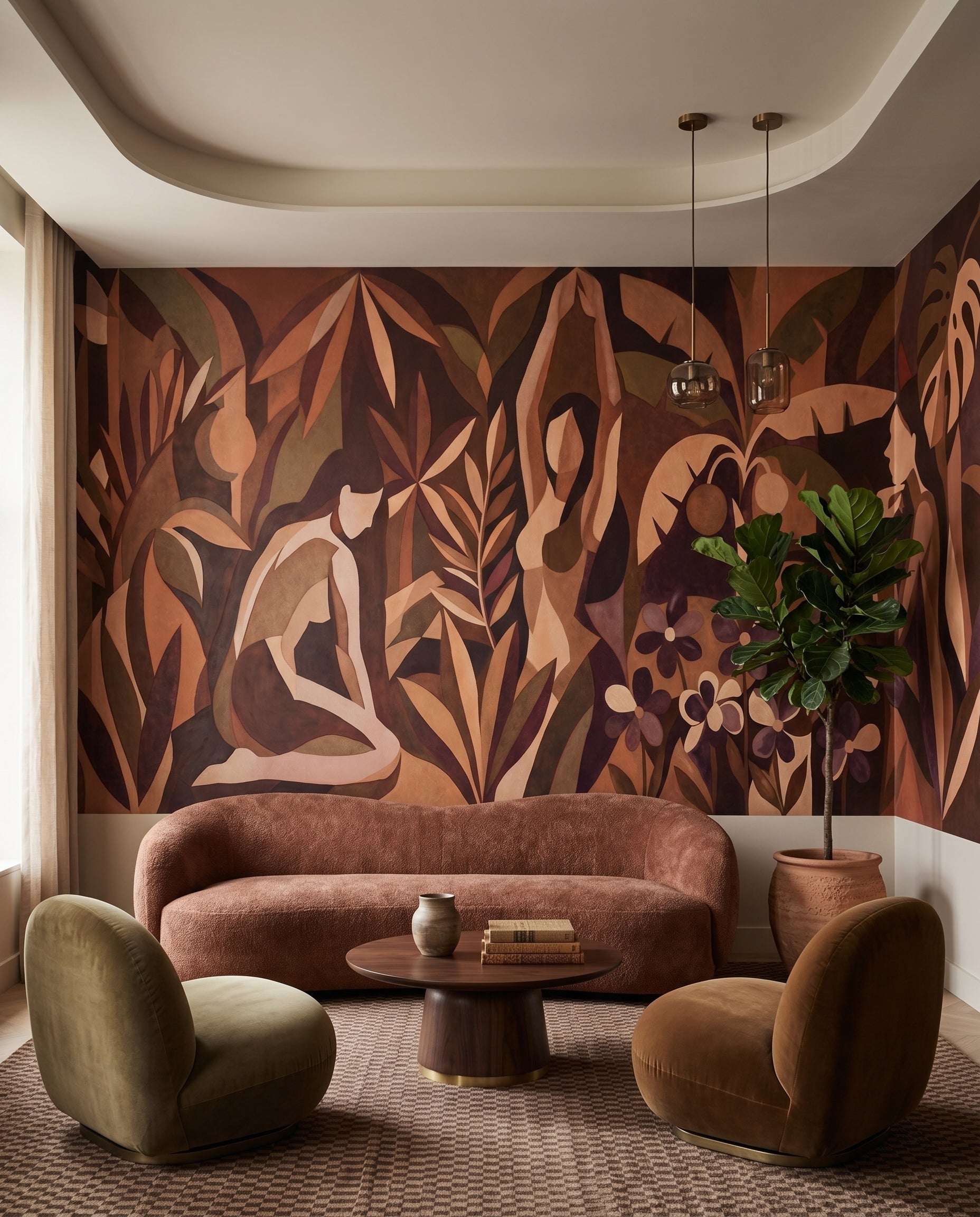 Wallpaper - Amber Veil | LPM Home | Le Petit Marché Home Furniture LLC
