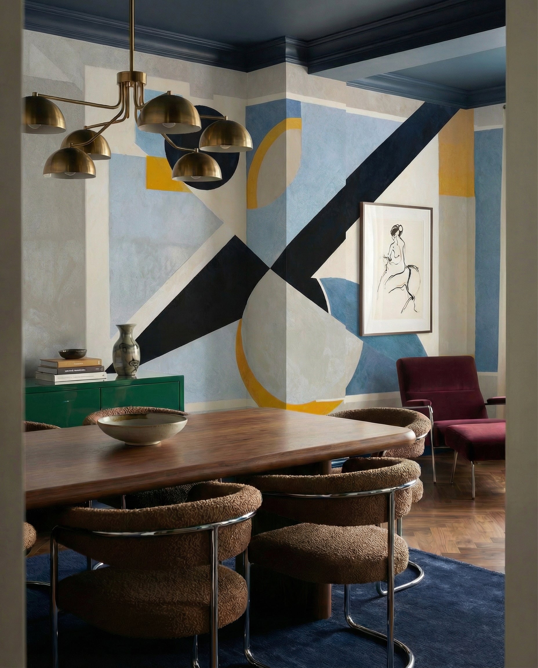 Wallpaper - Avant Signal | LPM Home | Le Petit Marché Home Furniture LLC
