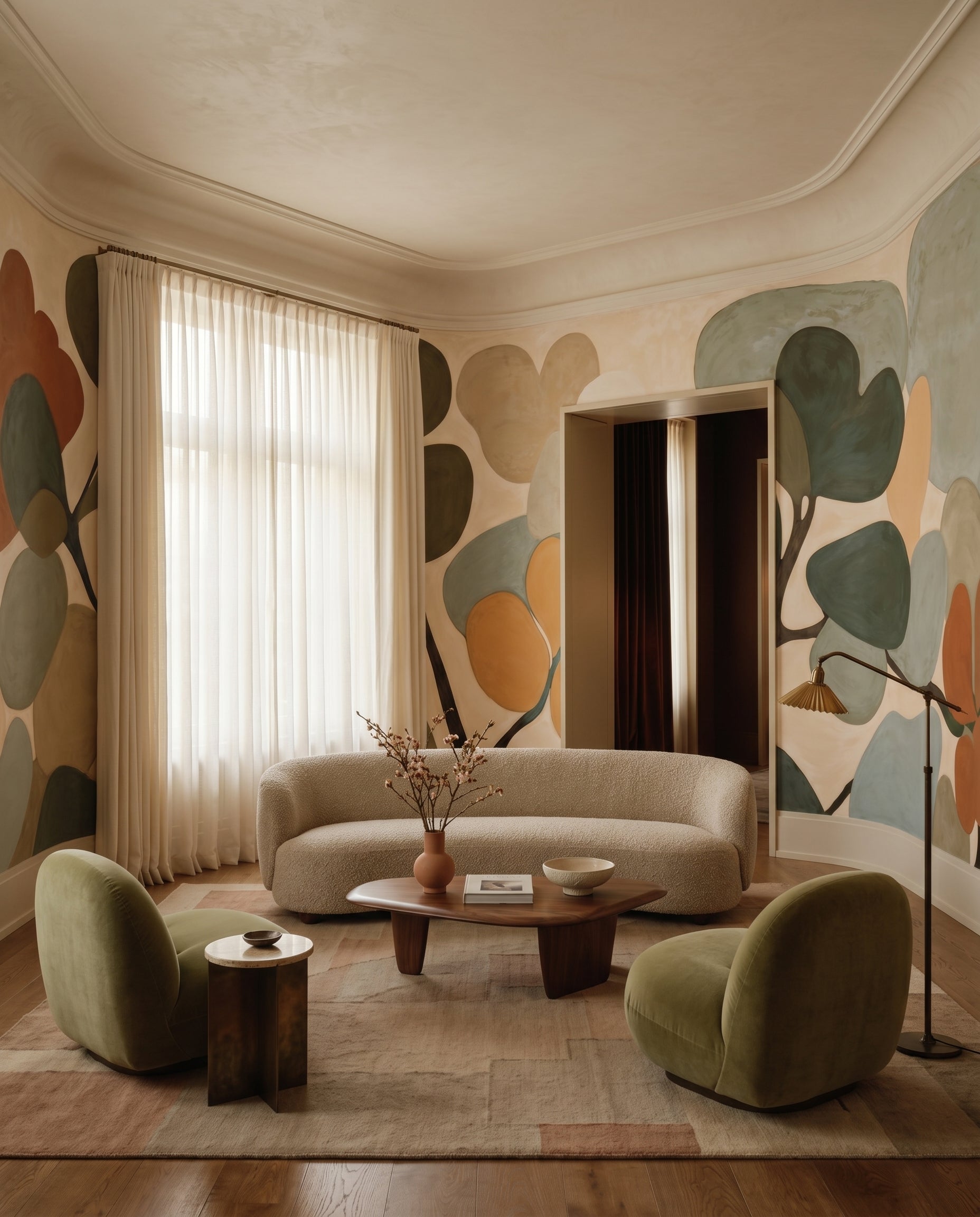 Wallpaper - Emil's Bouquet | LPM Home | Le Petit Marché Home Furniture LLC