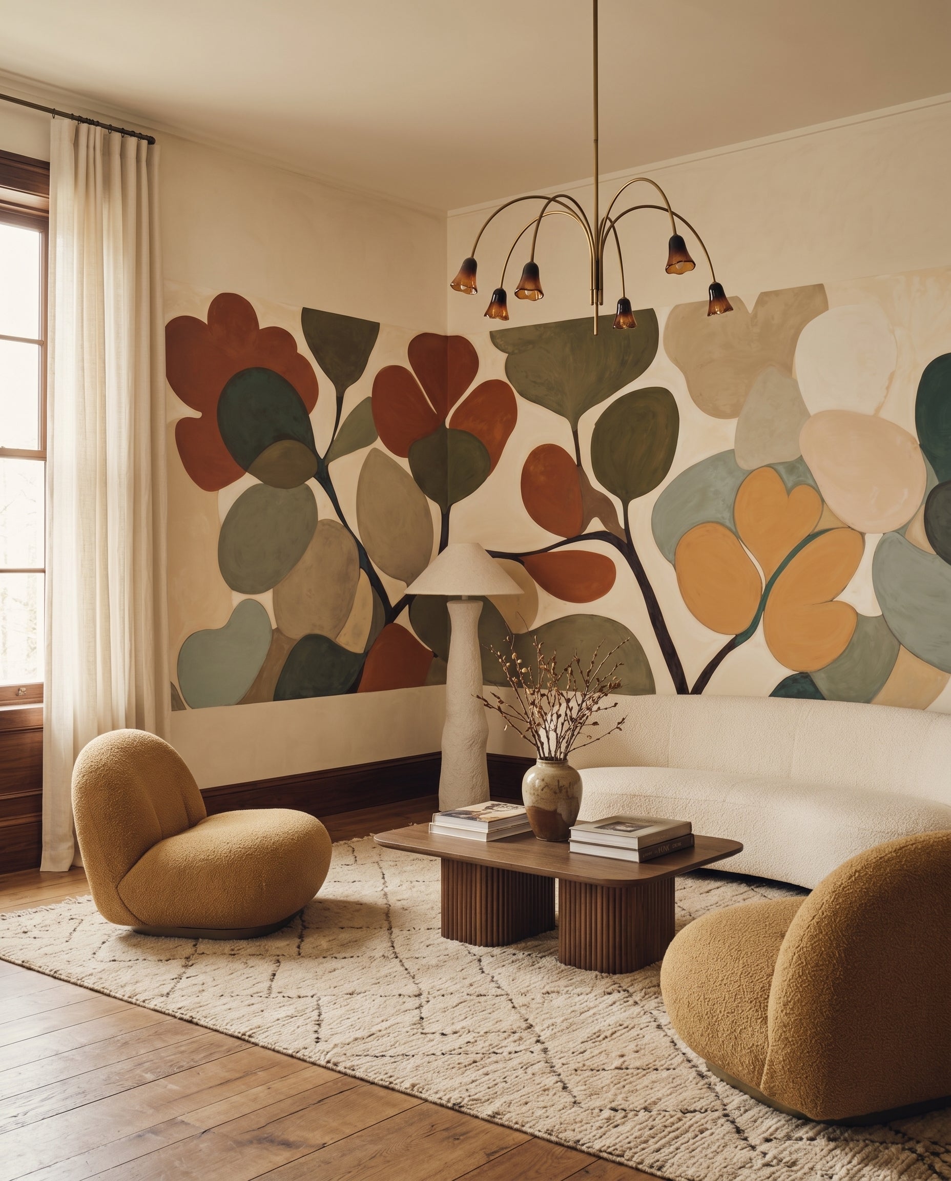 Wallpaper - Emil's Bouquet | LPM Home | Le Petit Marché Home Furniture LLC