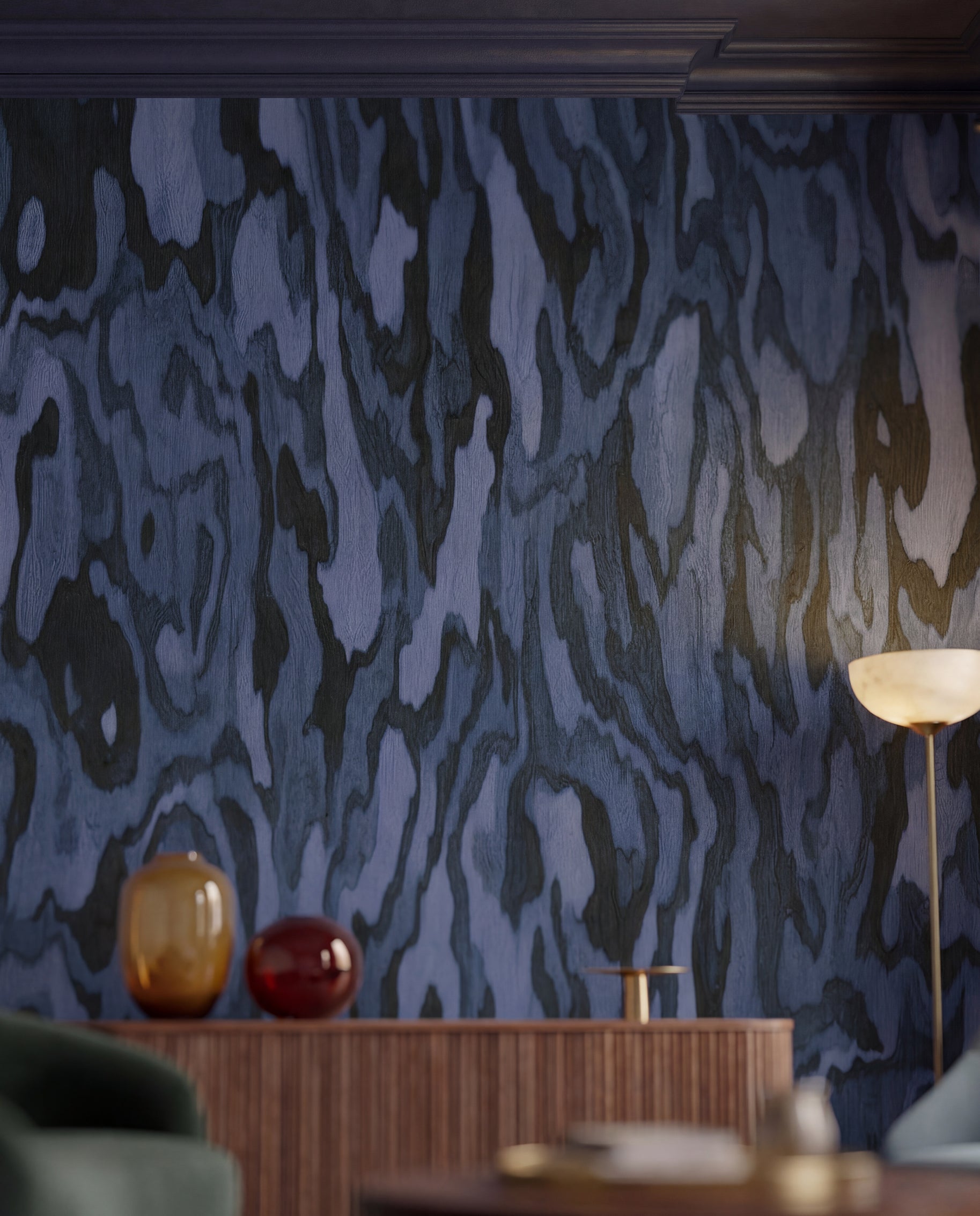 Wallpaper - Ettore Burl | LPM Home | Le Petit Marché Home Furniture LLC