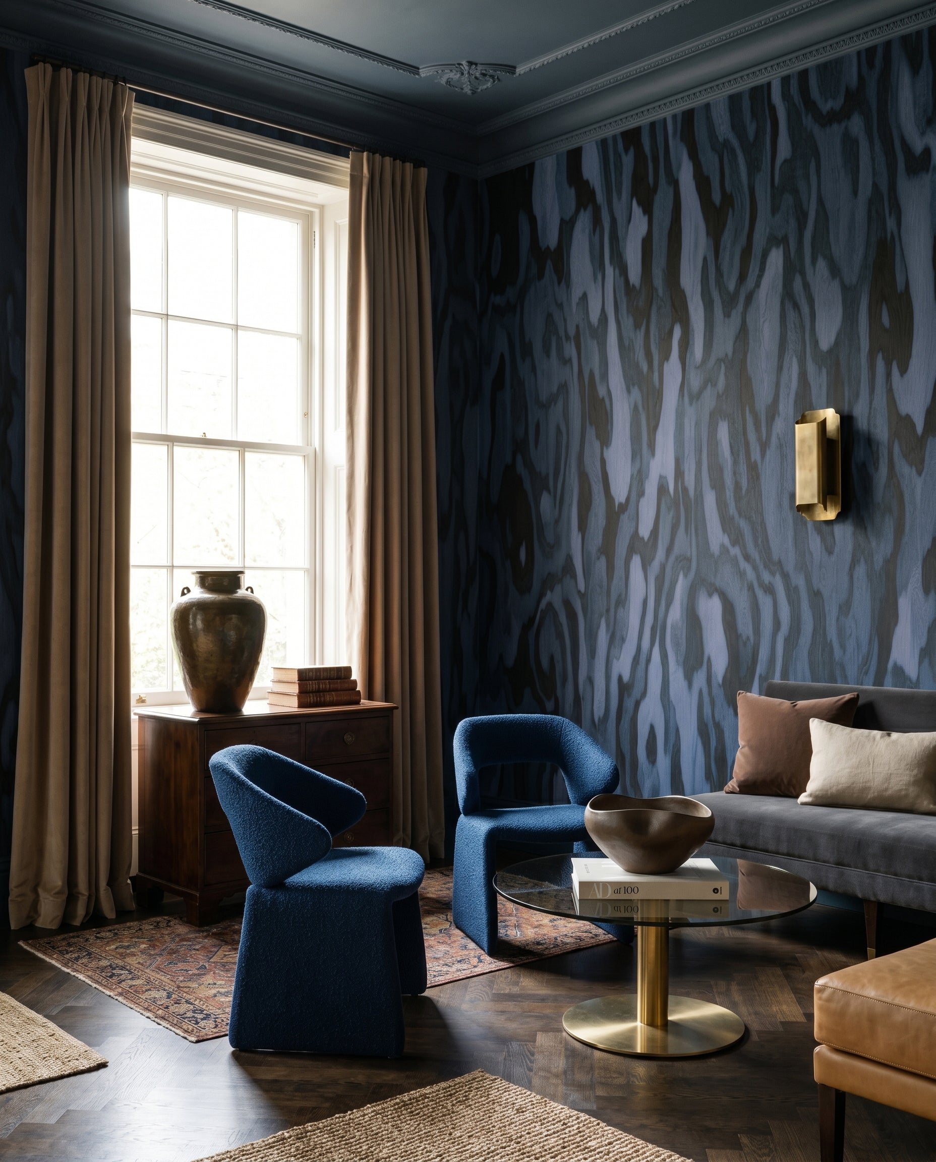 Wallpaper - Ettore Burl | LPM Home | Le Petit Marché Home Furniture LLC