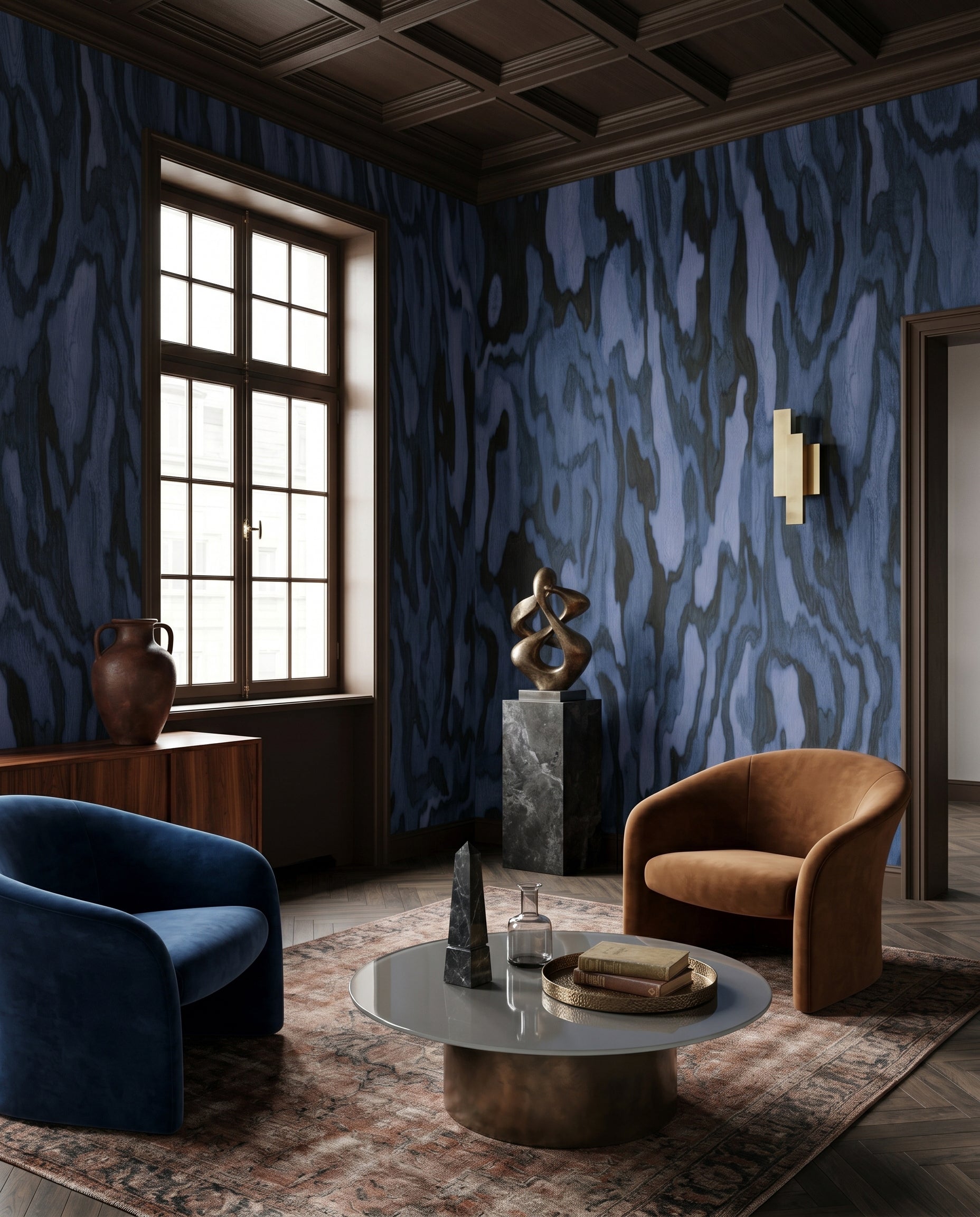 Wallpaper - Ettore Burl | LPM Home | Le Petit Marché Home Furniture LLC