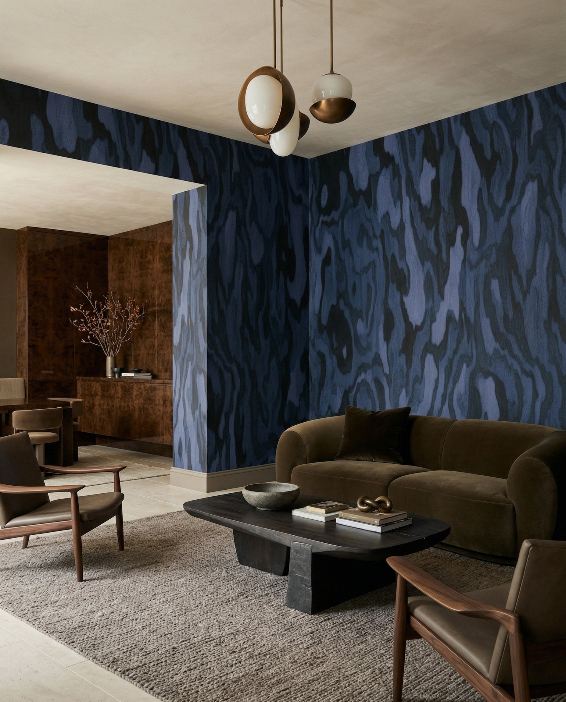 Wallpaper - Ettore Burl | LPM Home | Le Petit Marché Home Furniture LLC