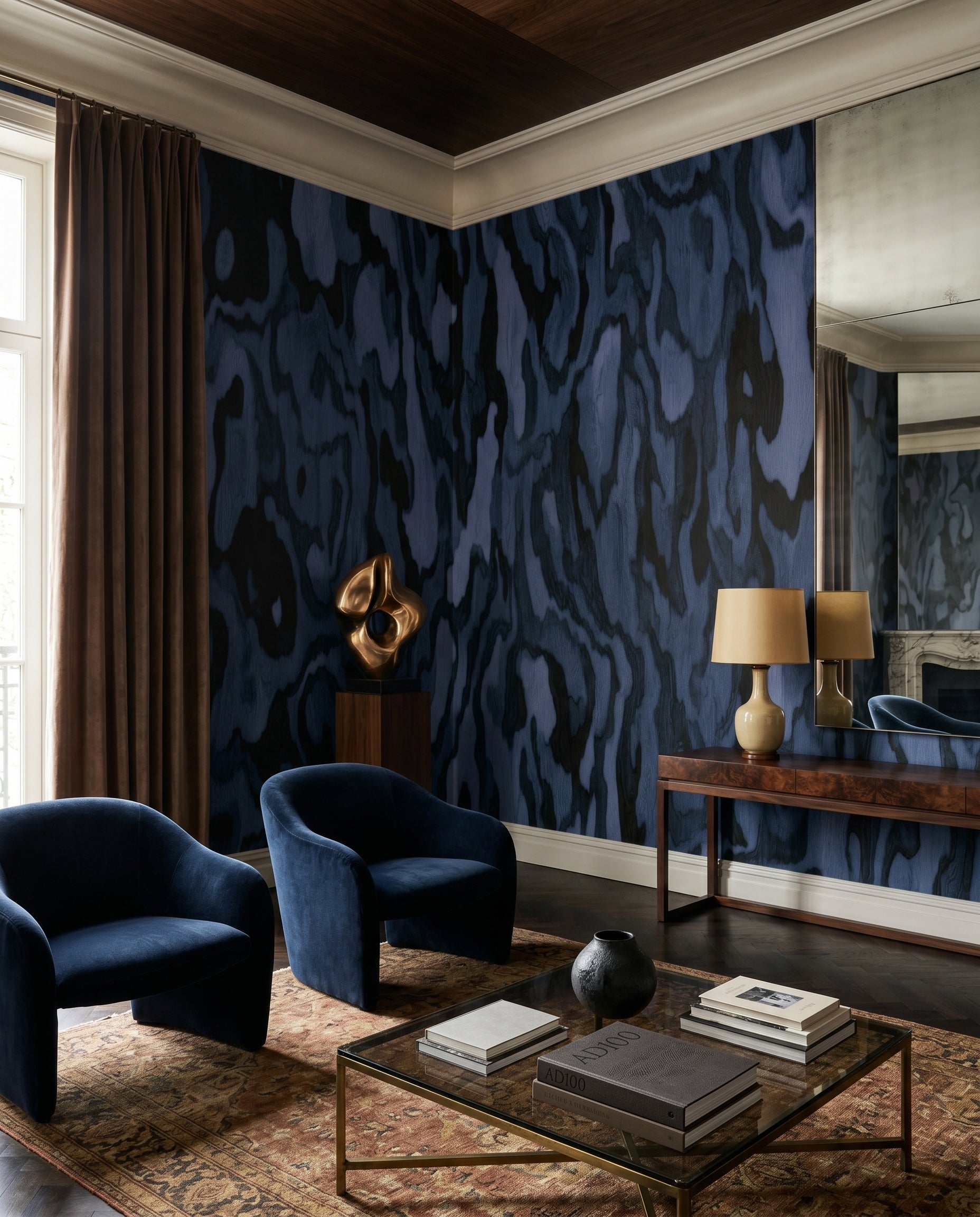 Wallpaper - Ettore Burl | LPM Home | Le Petit Marché Home Furniture LLC