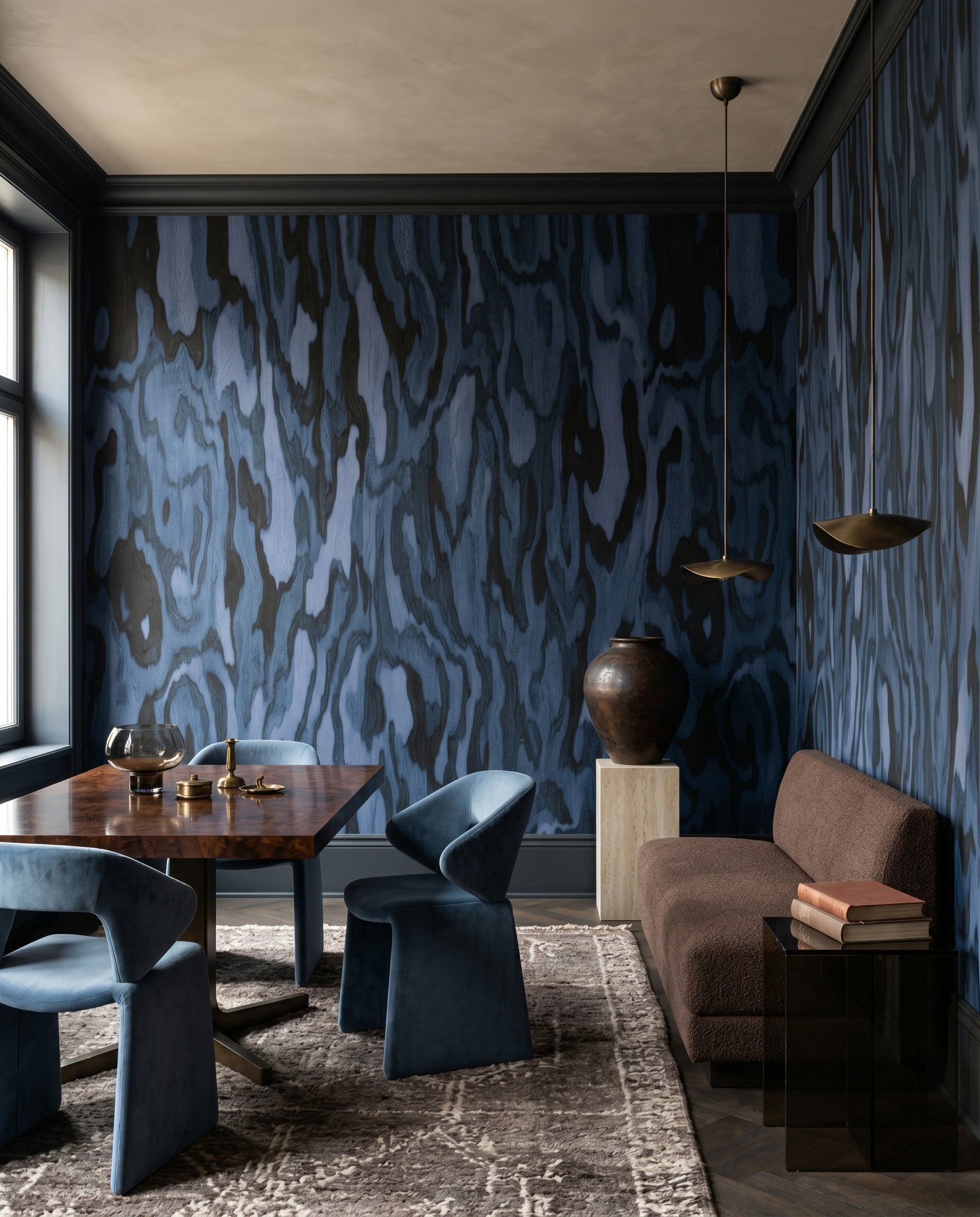 Wallpaper - Ettore Burl | LPM Home | Le Petit Marché Home Furniture LLC
