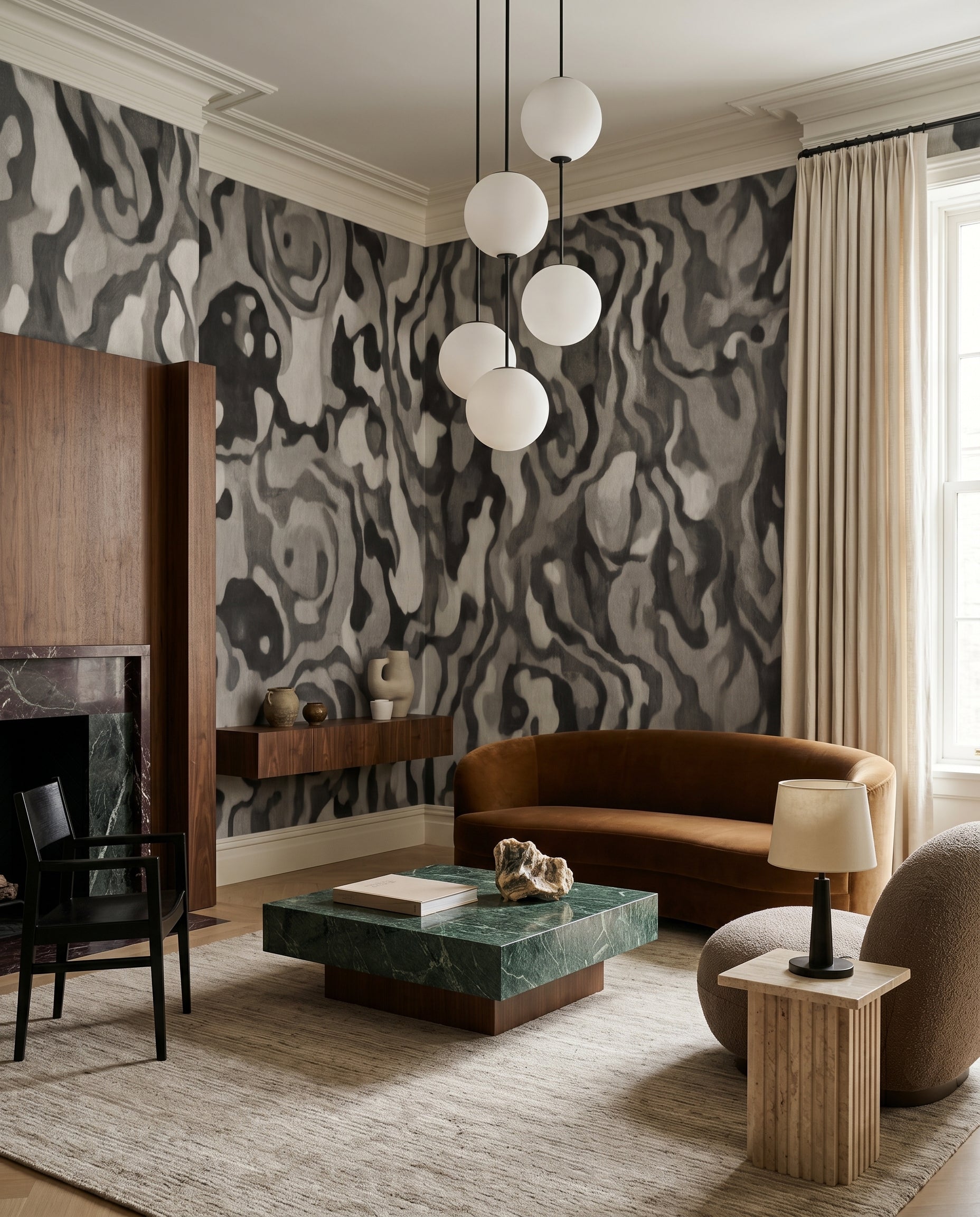 Wallpaper - Ettore Line | LPM Home | Le Petit Marché Home Furniture LLC