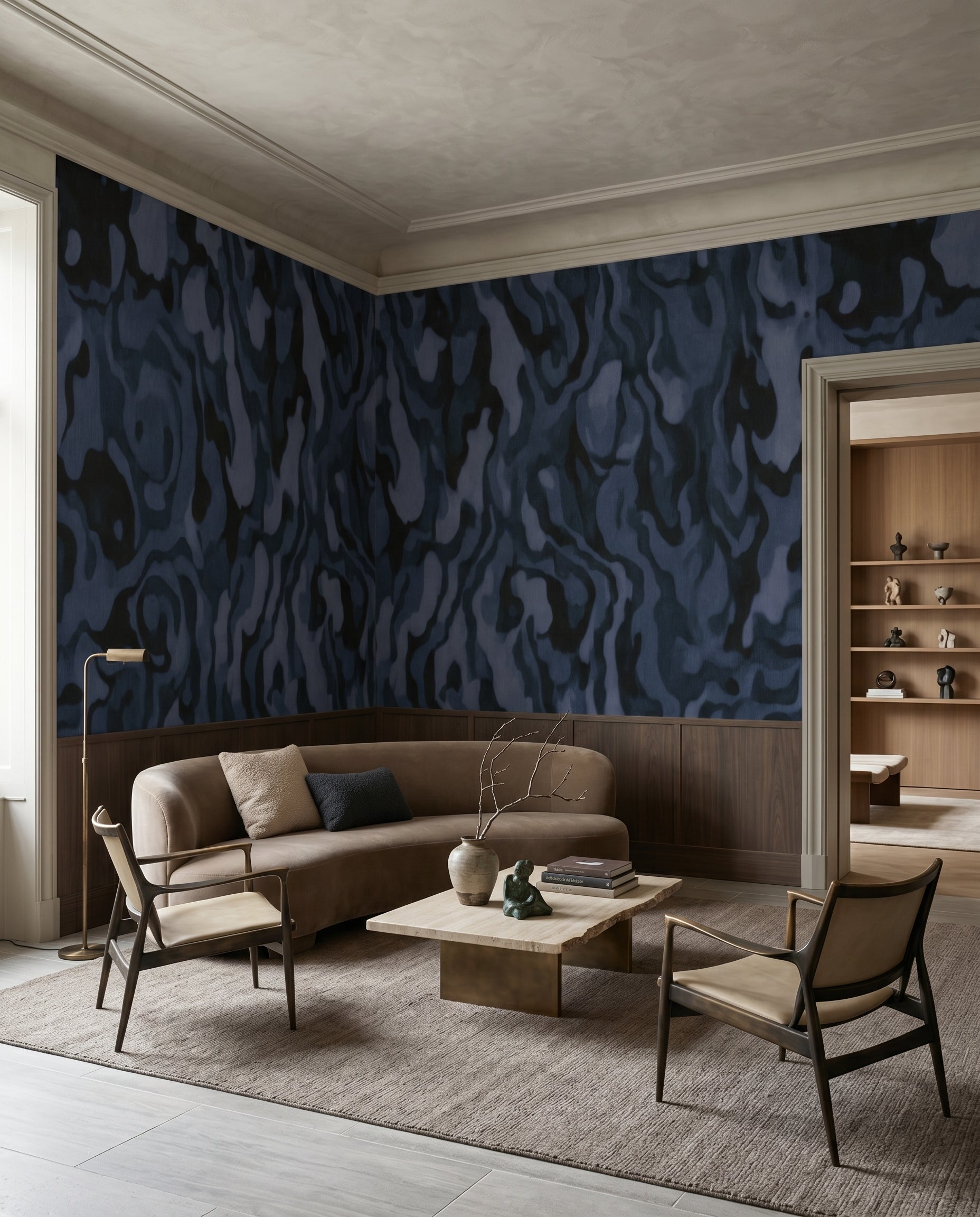 Wallpaper - Ettore Veins | LPM Home | Le Petit Marché Home Furniture LLC