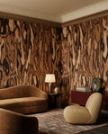 Wallpaper - Ettore Walnut | LPM Home | Le Petit Marché Home Furniture LLC