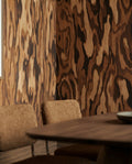 Wallpaper - Ettore Walnut | LPM Home | Le Petit Marché Home Furniture LLC