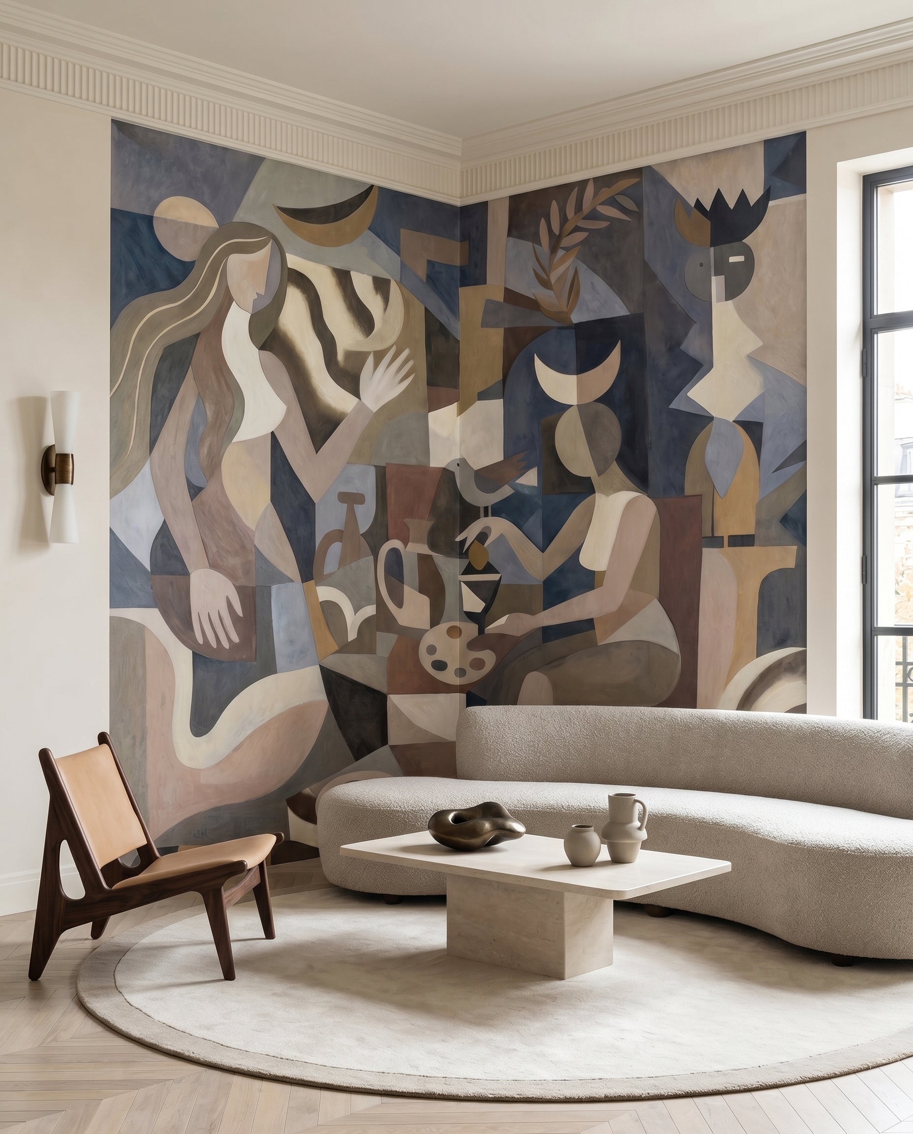 Wallpaper - Lunar Eclipse | LPM Home | Le Petit Marché Home Furniture LLC