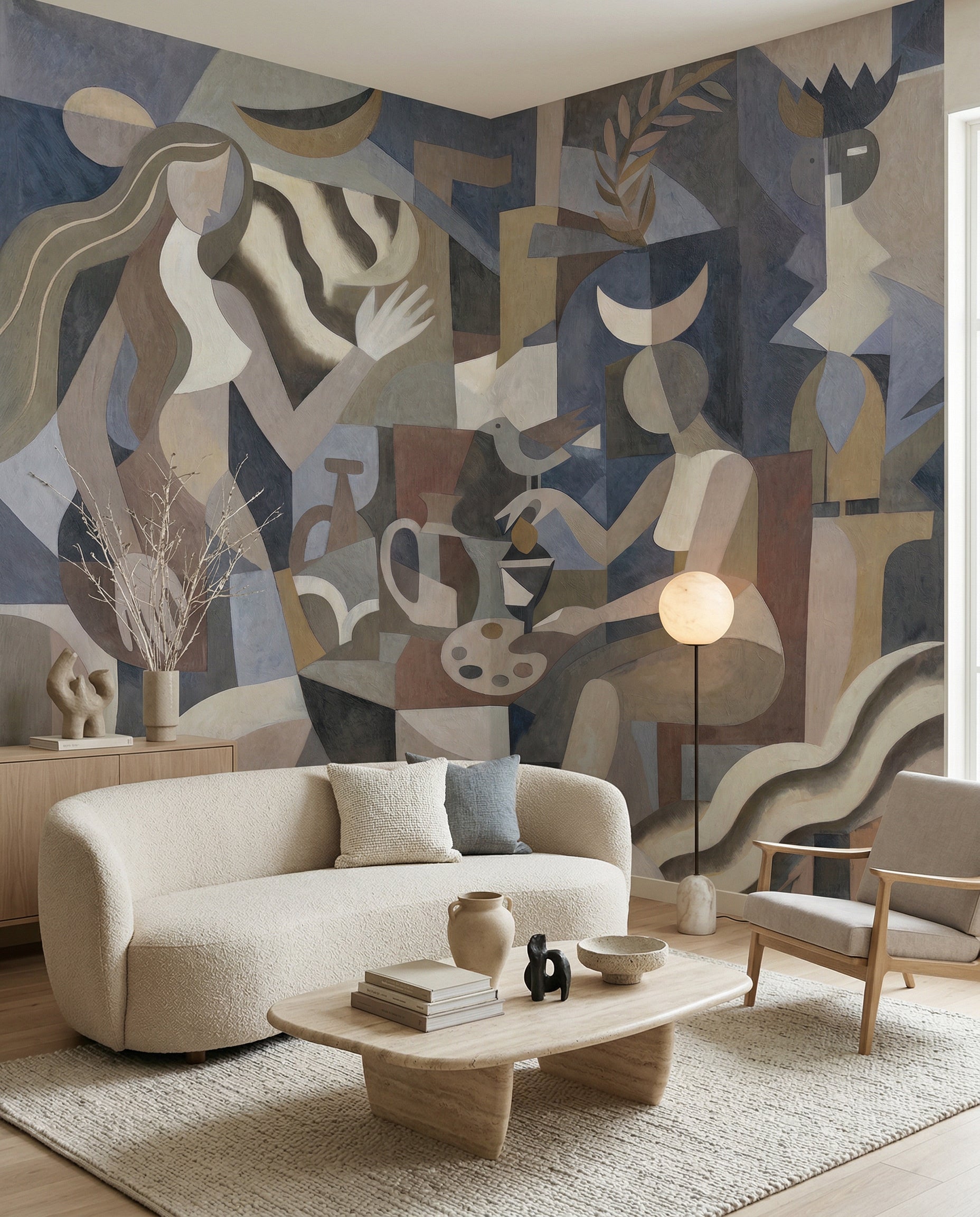 Wallpaper - Lunar Eclipse | LPM Home | Le Petit Marché Home Furniture LLC