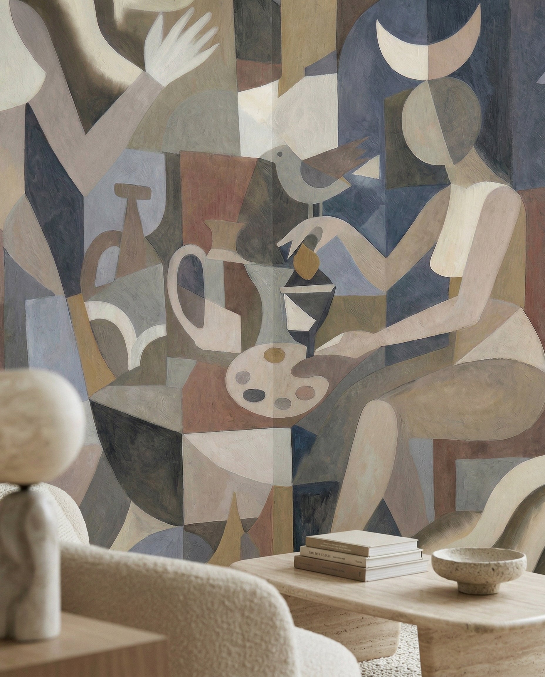 Wallpaper - Lunar Eclipse | LPM Home | Le Petit Marché Home Furniture LLC
