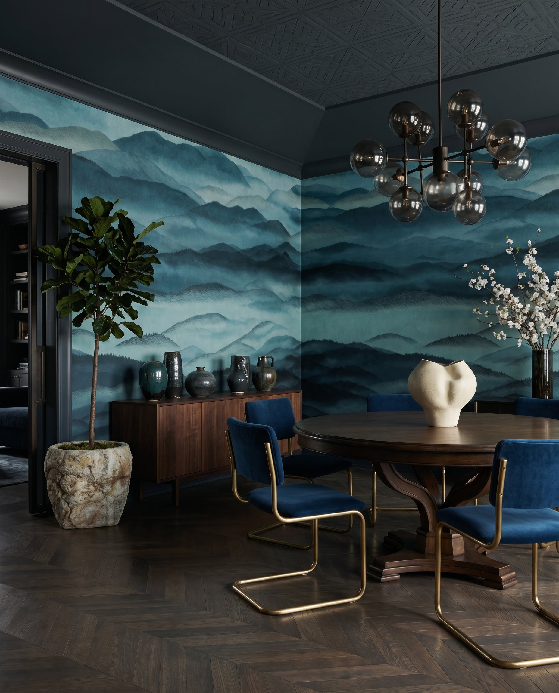 Wallpaper - Roerich Hills | LPM Home | Le Petit Marché Home Furniture LLC