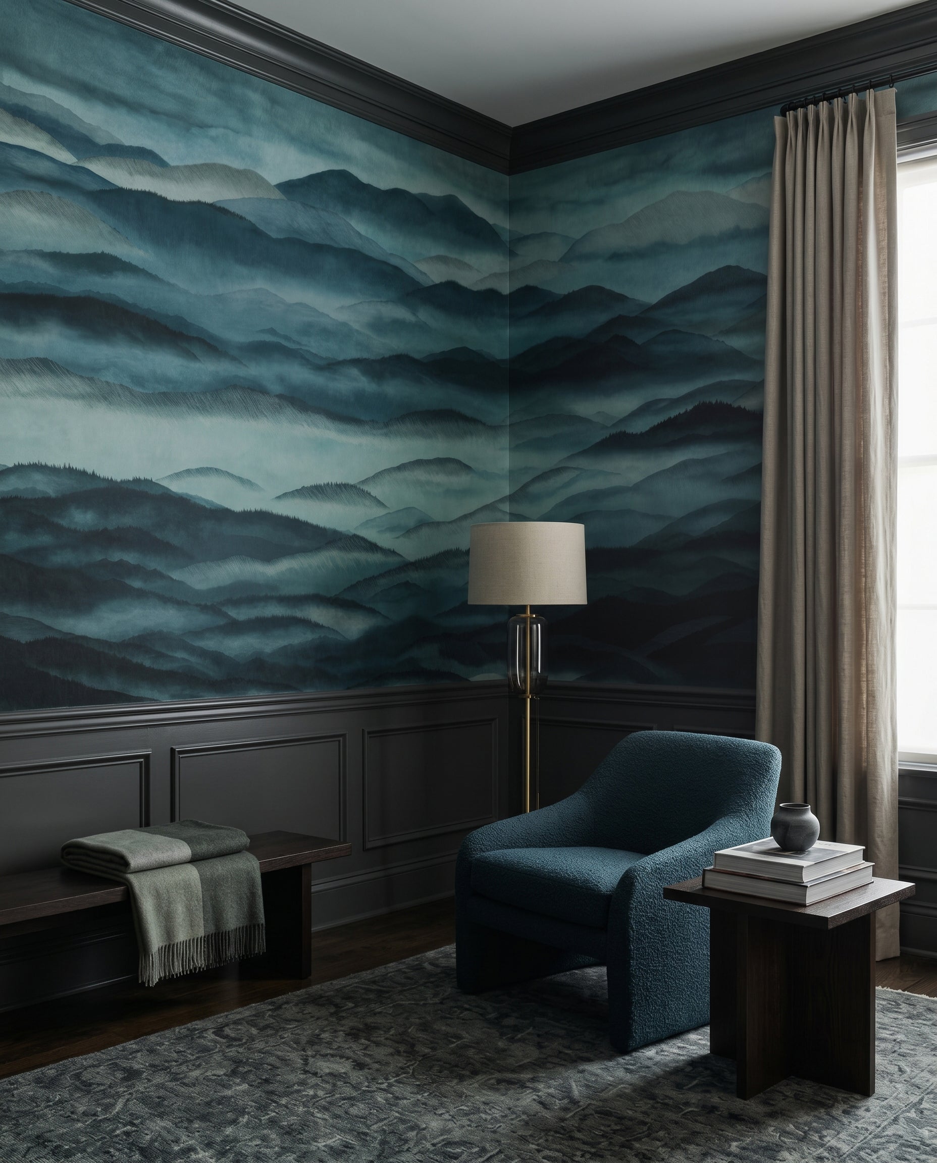 Wallpaper - Roerich Hills | LPM Home | Le Petit Marché Home Furniture LLC