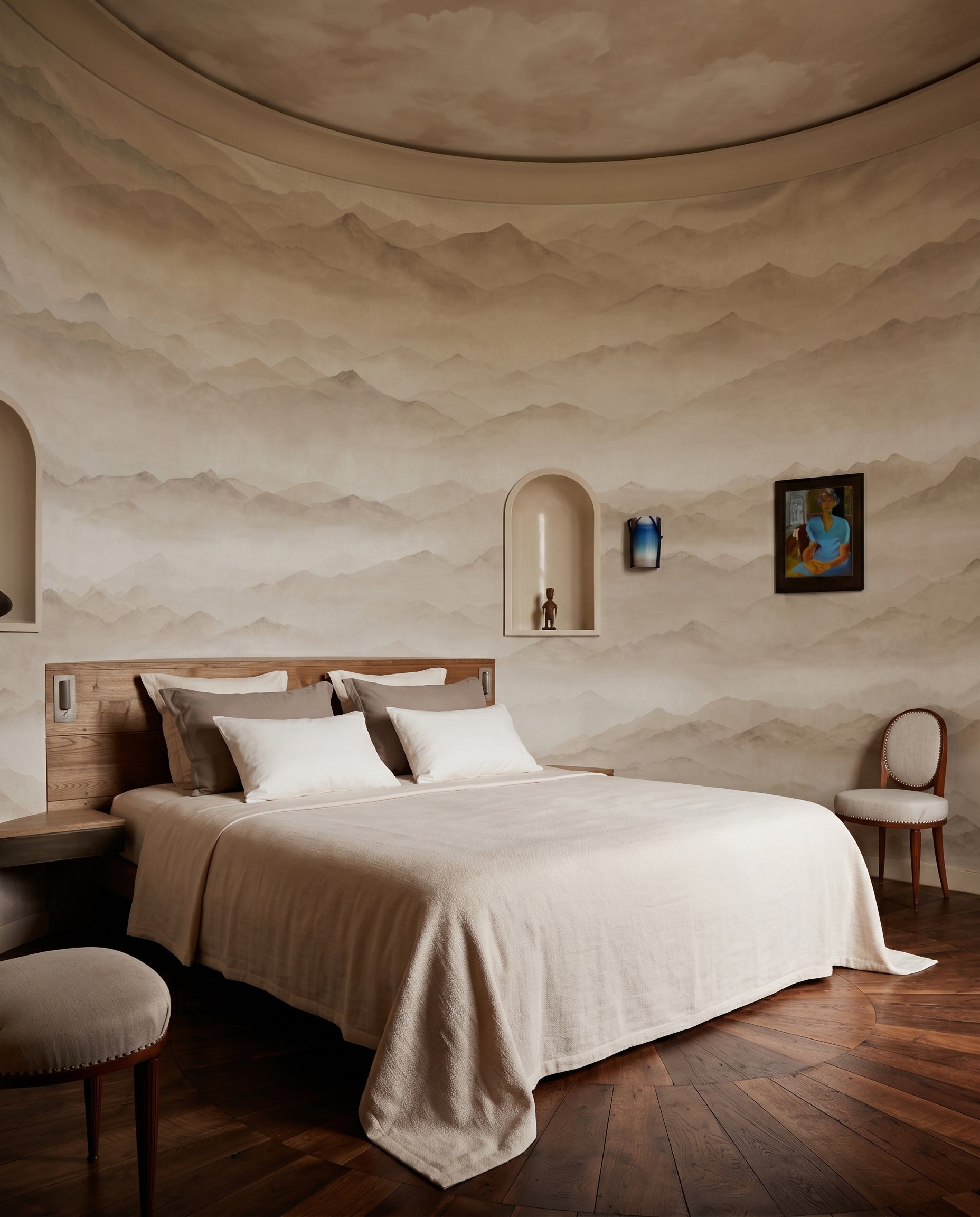 Wallpaper - Roerich Peaks | LPM Home | Le Petit Marché Home Furniture LLC