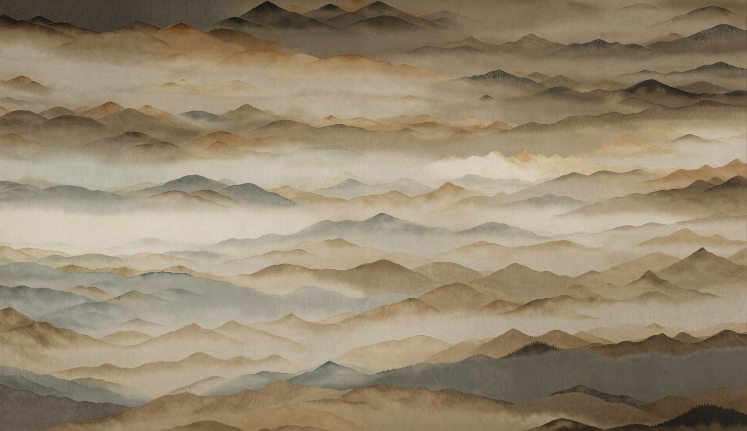 Wallpaper - Roerich Twilight | LPM Home | Le Petit Marché Home Furniture LLC