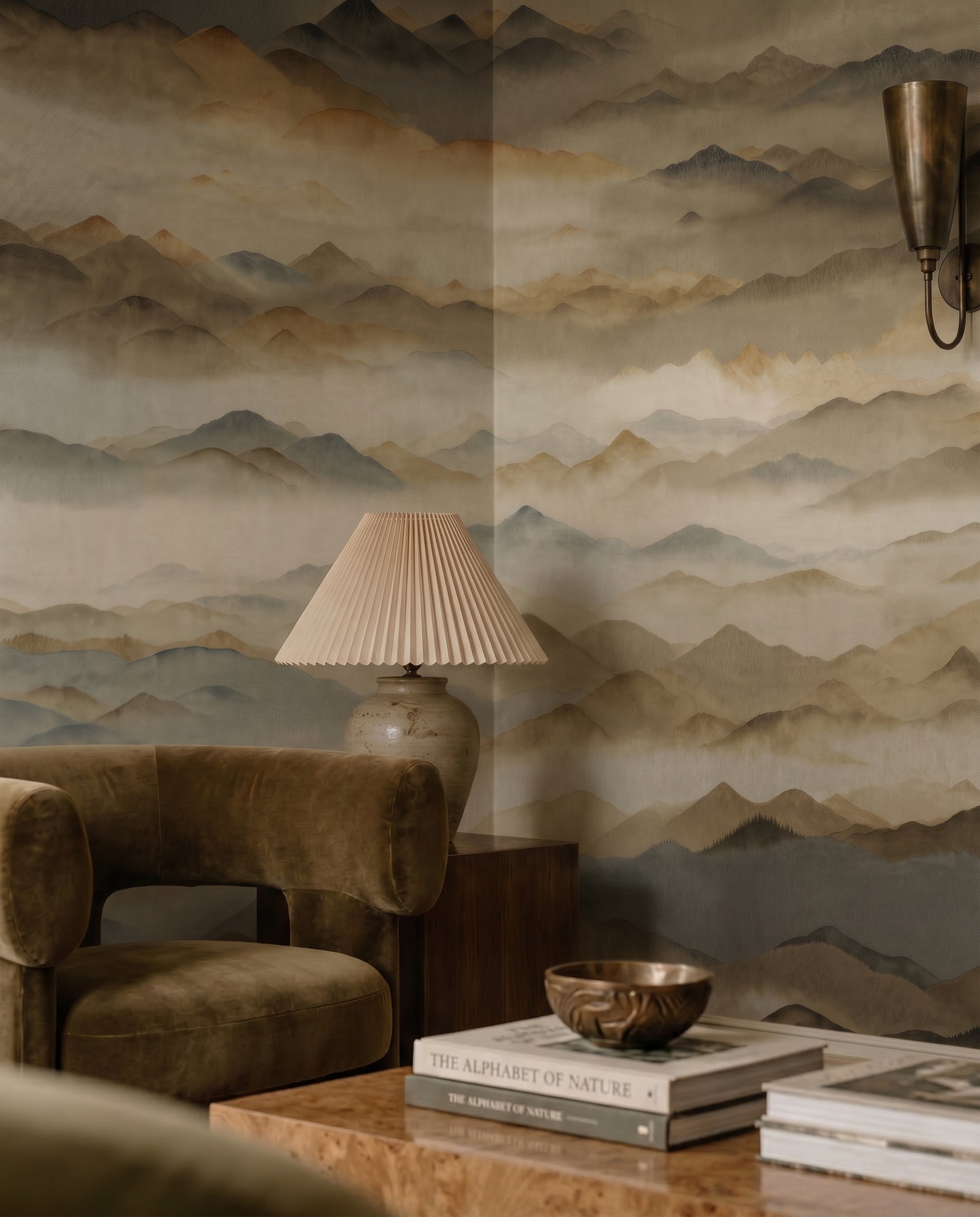 Wallpaper - Roerich Twilight | LPM Home | Le Petit Marché Home Furniture LLC