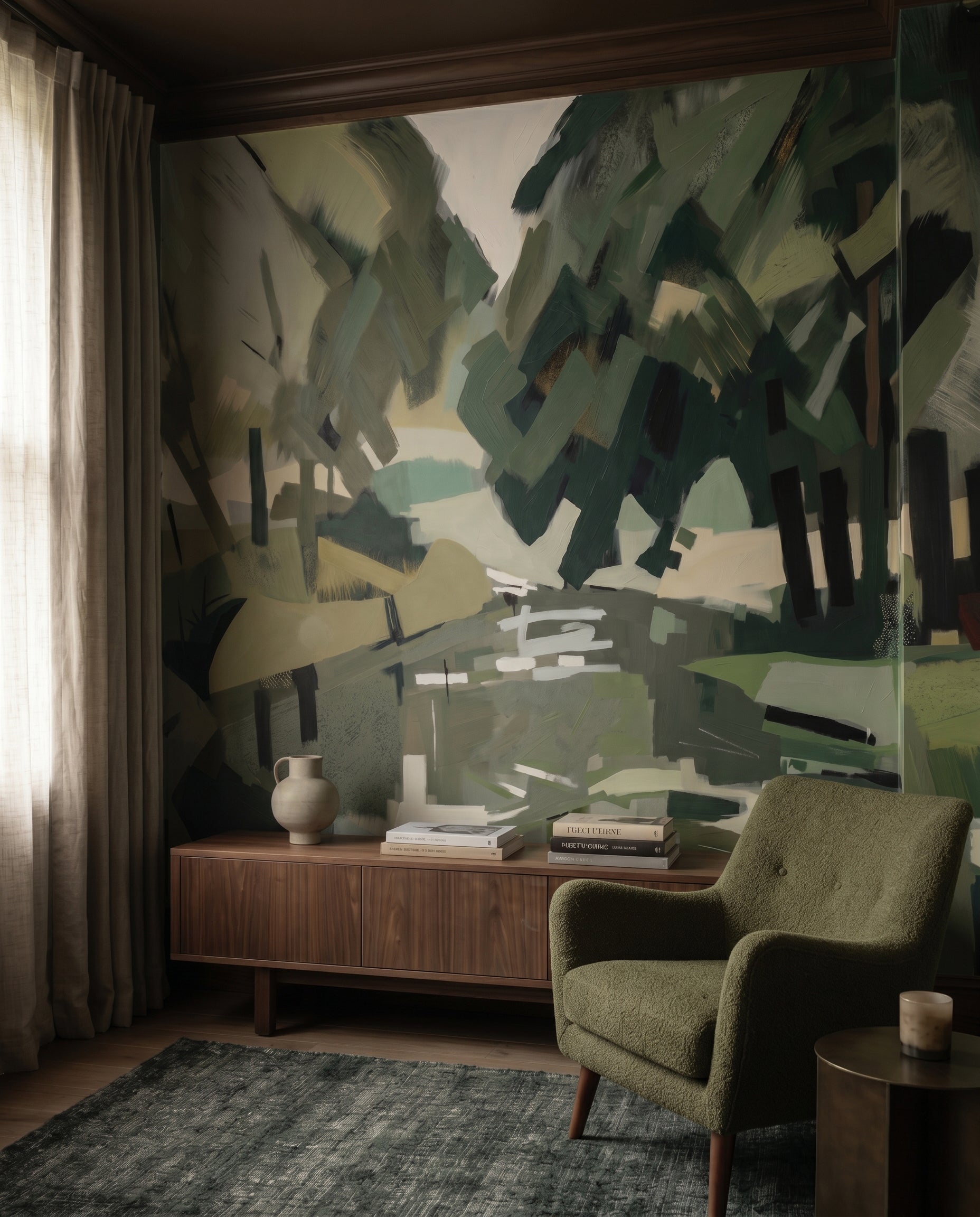 Wallpaper - Velvet Forest | LPM Home | Le Petit Marché Home Furniture LLC