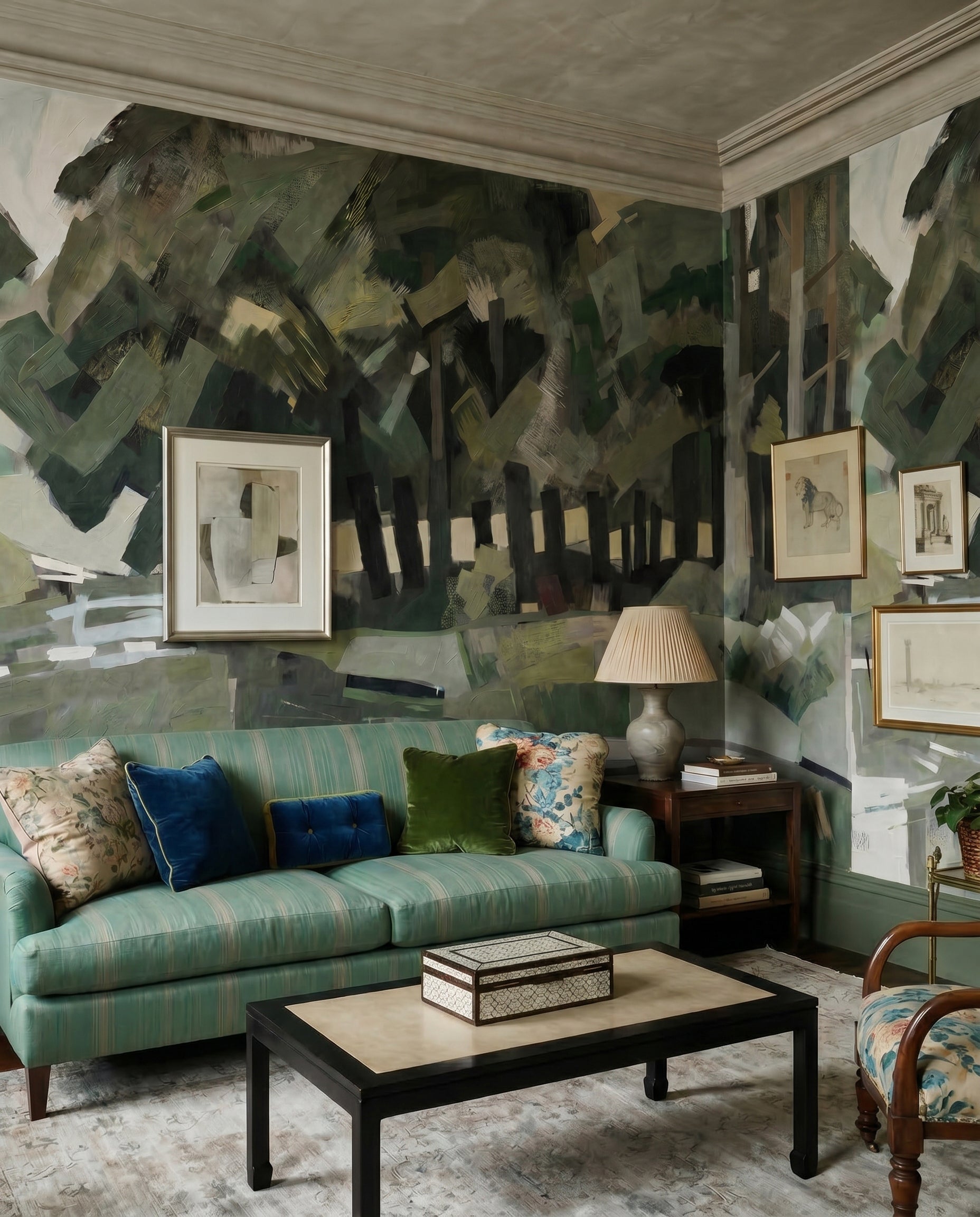 Wallpaper - Velvet Forest | LPM Home | Le Petit Marché Home Furniture LLC