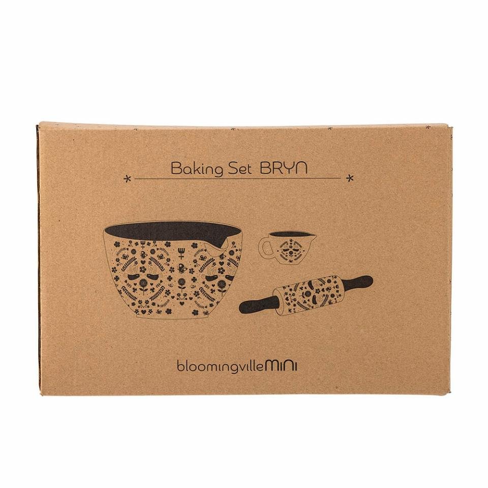 Baking Set Bryn, Brown, Stoneware - Le Petit Marché Home Furniture