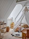 Basket with Lid Strawberry Pelino, Brown, Rattan - Le Petit Marché Home Furniture