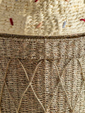 Basket w/Lid Ice Cream Cillie, Nature, Water Hyacinth - Le Petit Marché Home Furniture