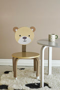 Bear Chair Marle, Brown, FSC®100%, MDF (Pre - Order) - LPM Home