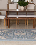 Boho Azure and Modern Leaf Luxury Reversible Playmat, 100% TPU Foam, Super Soft - LPM Home