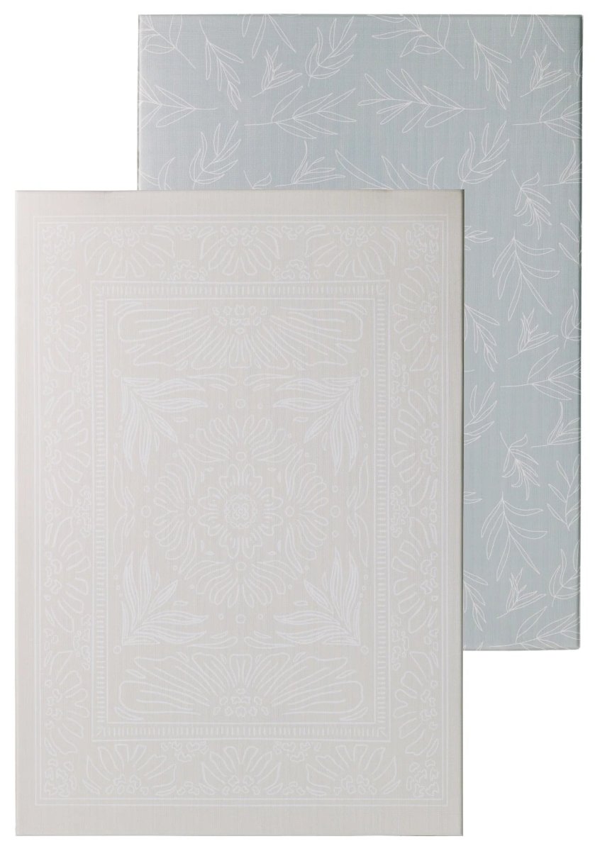 Boho Beige and Sage Leaf Luxury Reversible Playmat, 100% TPU Foam - LPM Home