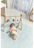Boho Beige and Sage Leaf Luxury Reversible Playmat, 100% TPU Foam - LPM Home