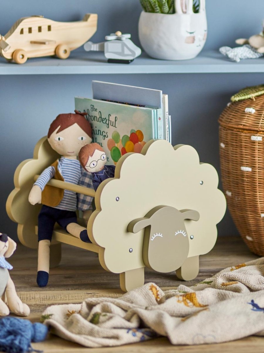 Bookcase Sheep Dolly, Grey, 100% FSC - Le Petit Marché Home Furniture