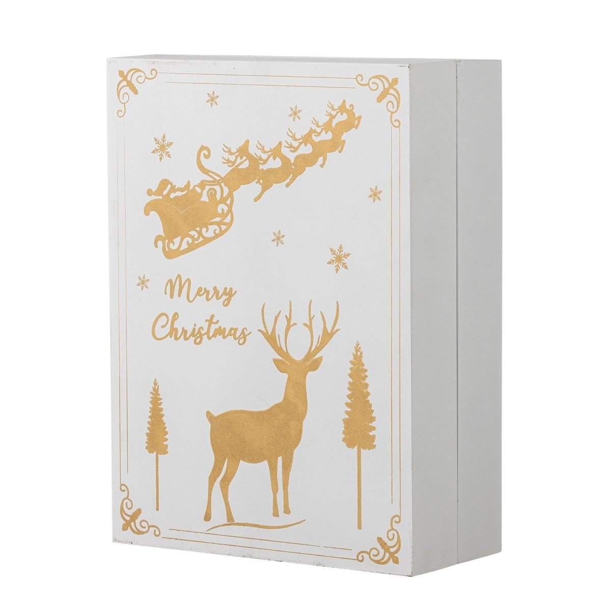Calendar w/ Light Elimar, White, Plywood - LPM Home