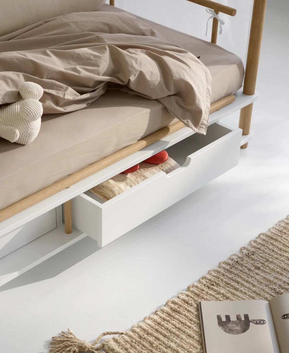 Camp Bed Canopy Kyoto, White (Pre - Order) - LPM Home