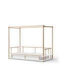 Camp Canopy Bed, White/Oak (Pre - Order) - LPM Home