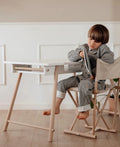 Camp Junior Desk, Adjustable, White/Oak (Pre - Order) - LPM Home