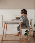 Camp Junior Desk, Adjustable, White/Oak (Pre - Order) - LPM Home