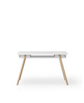 Camp Junior Desk, Adjustable, White/Oak (Pre - Order) - LPM Home