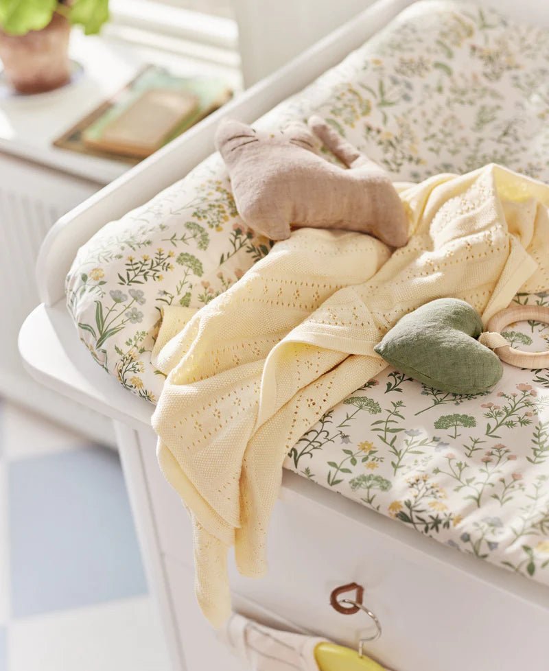 Changing Cushion Small, Summer Flowers - Le Petit Marché Home Furniture