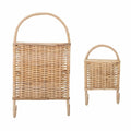 Christiane Coat Rack, Nature, Cane, Set of 2 - LPM Home